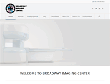 Tablet Screenshot of broadwayimagingcenter.com